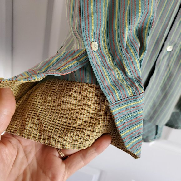 BUGATCHI UOMO Button Down Shirt XL - Picture 10 of 13